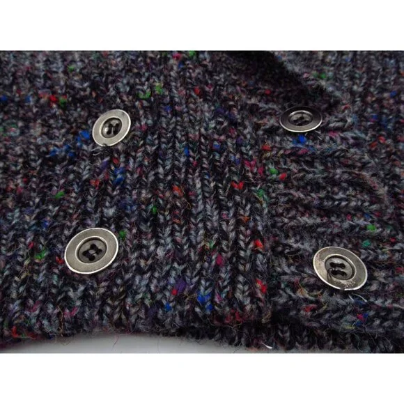 Vintage Petite Sophisticate Cardigan Sweater Womens Small Cable Knit Open V-Neck - Picture 9 of 12